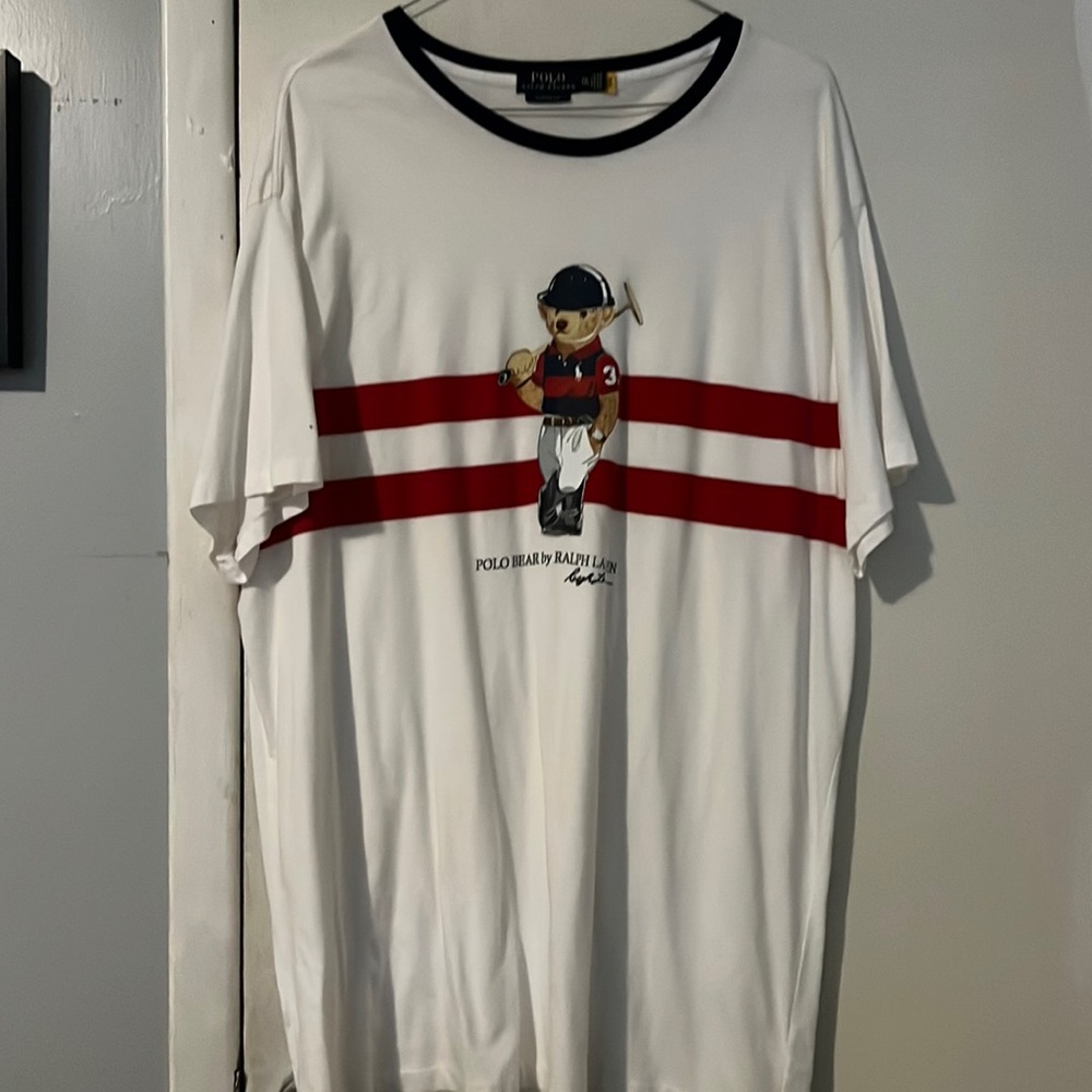 White Ralph Lauren 2xl bear